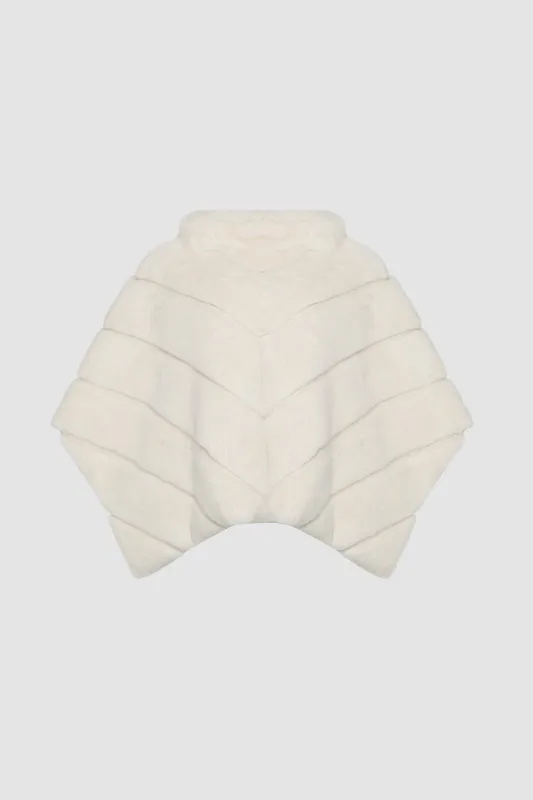 Fur-Free Mink Cape sold by Theia