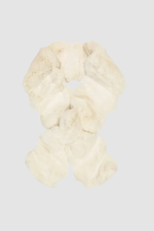 Fur-Free Chinchilla Pull Through Scarf sold by Theia