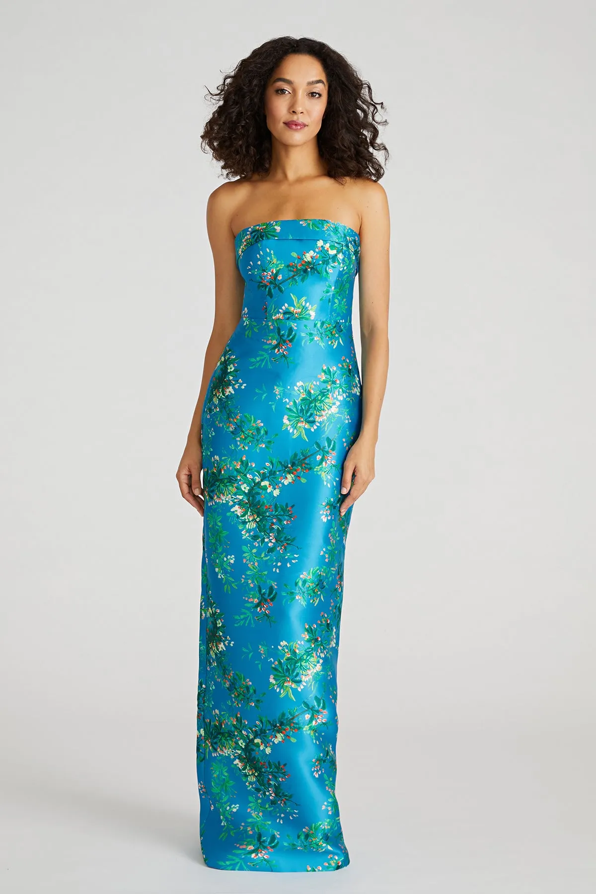 Cleo Strapless Column Gown sold by Theia