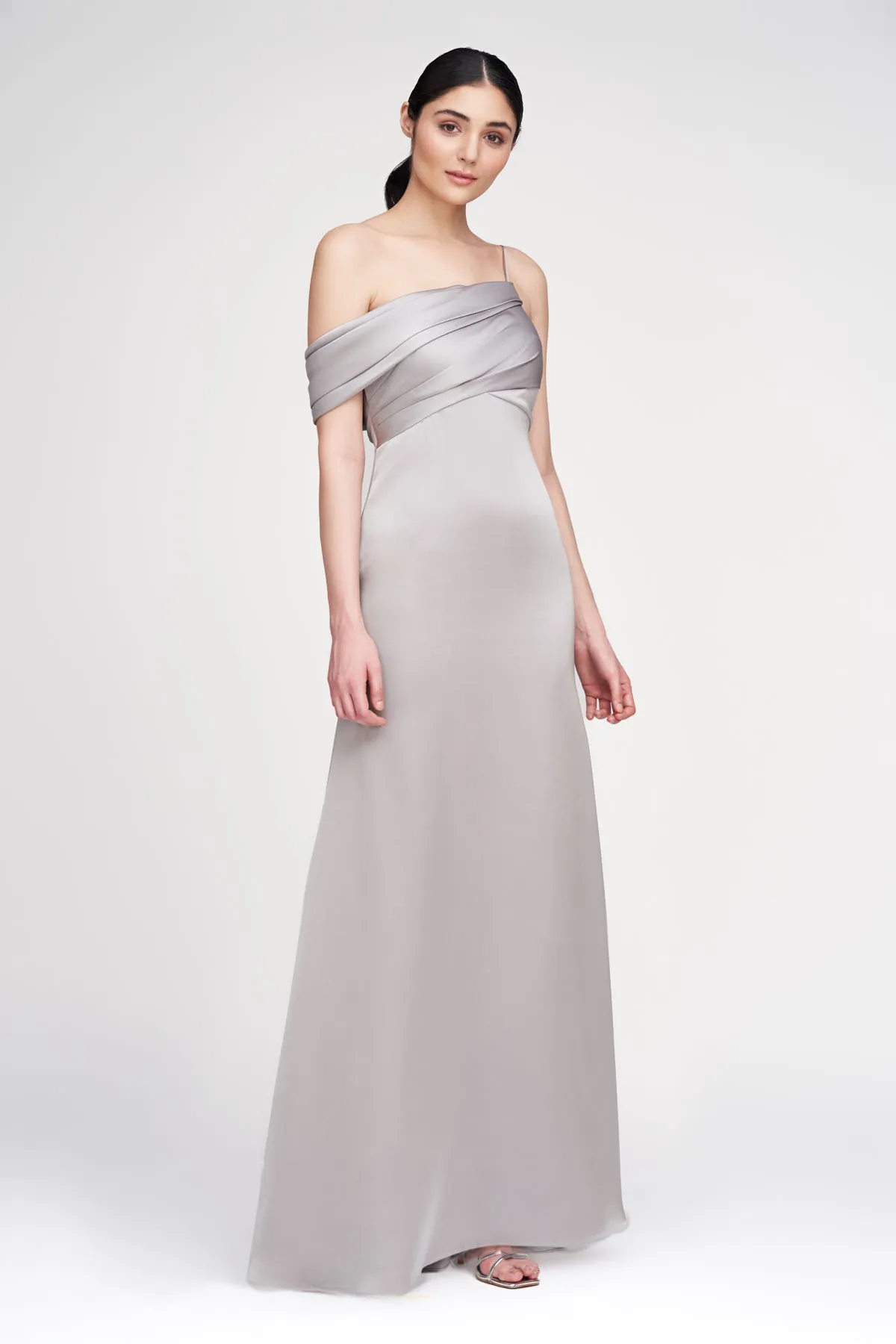 Alaina One Shoulder Gown sold by Theia product image thumbnail 3