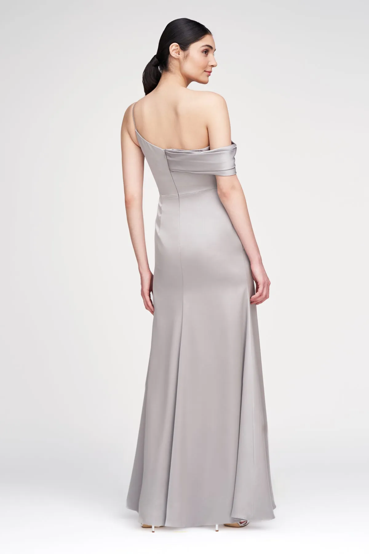 Alaina One Shoulder Gown sold by Theia product image thumbnail 2