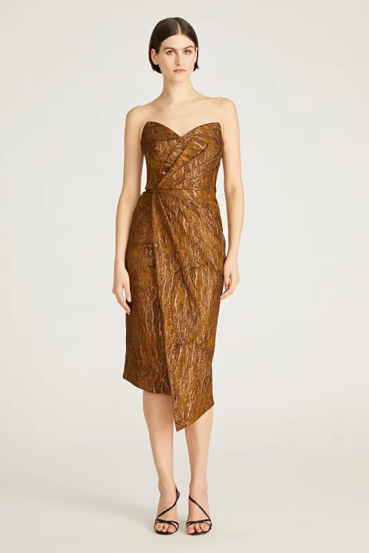 Marcy Strapless Cocktail Dress made by Theia