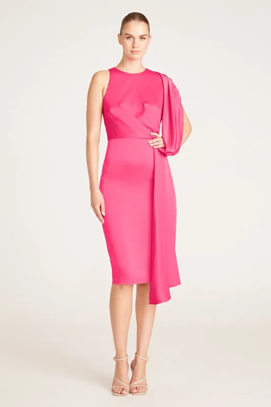 Nicole Draped Cocktail Dress sold by Theia