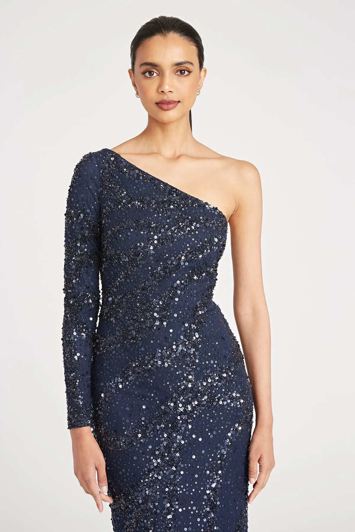 Evangeline Beaded Gown sold by Theia product image thumbnail 4