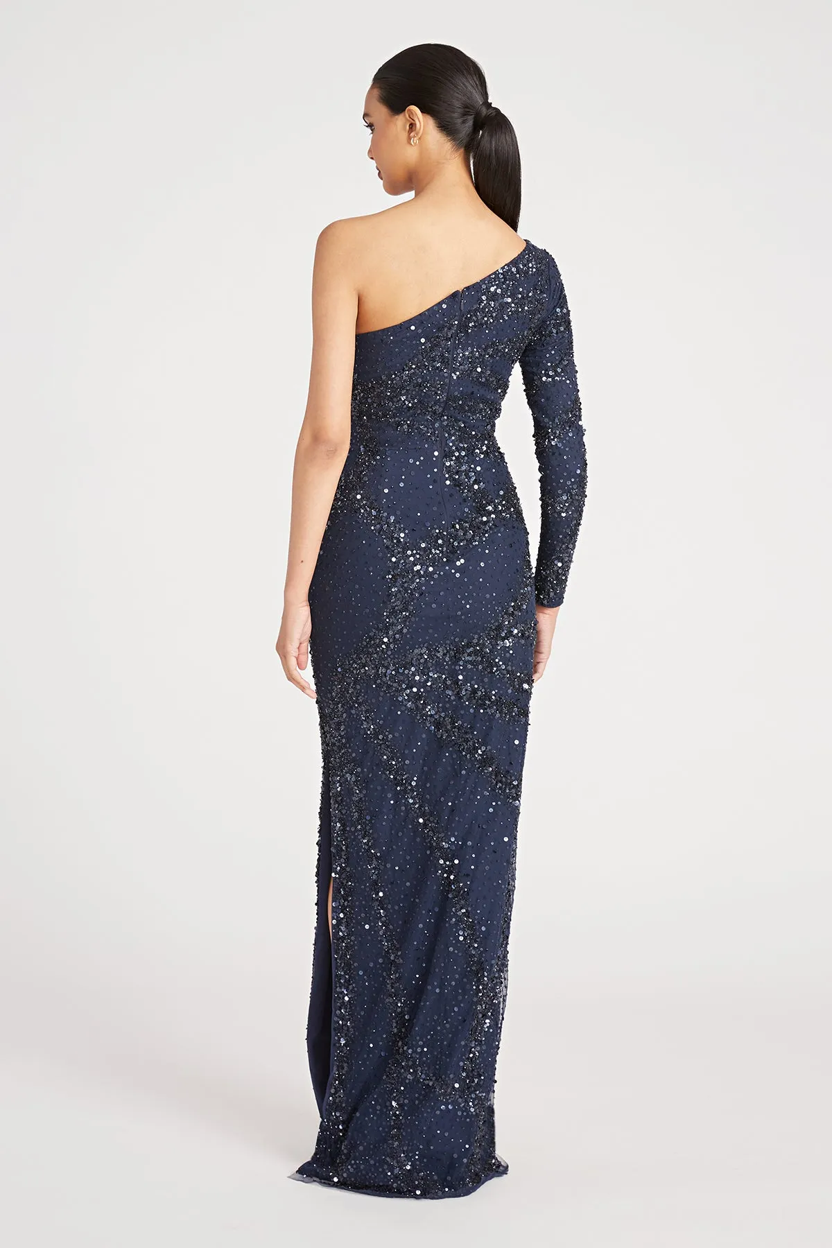 Evangeline Beaded Gown sold by Theia product image thumbnail 2