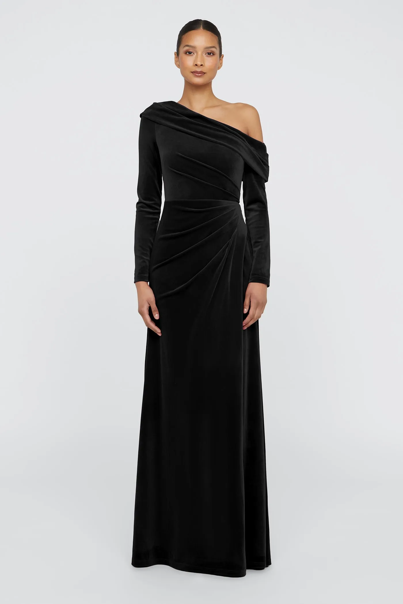Katniss One Shoulder Gown sold by Theia