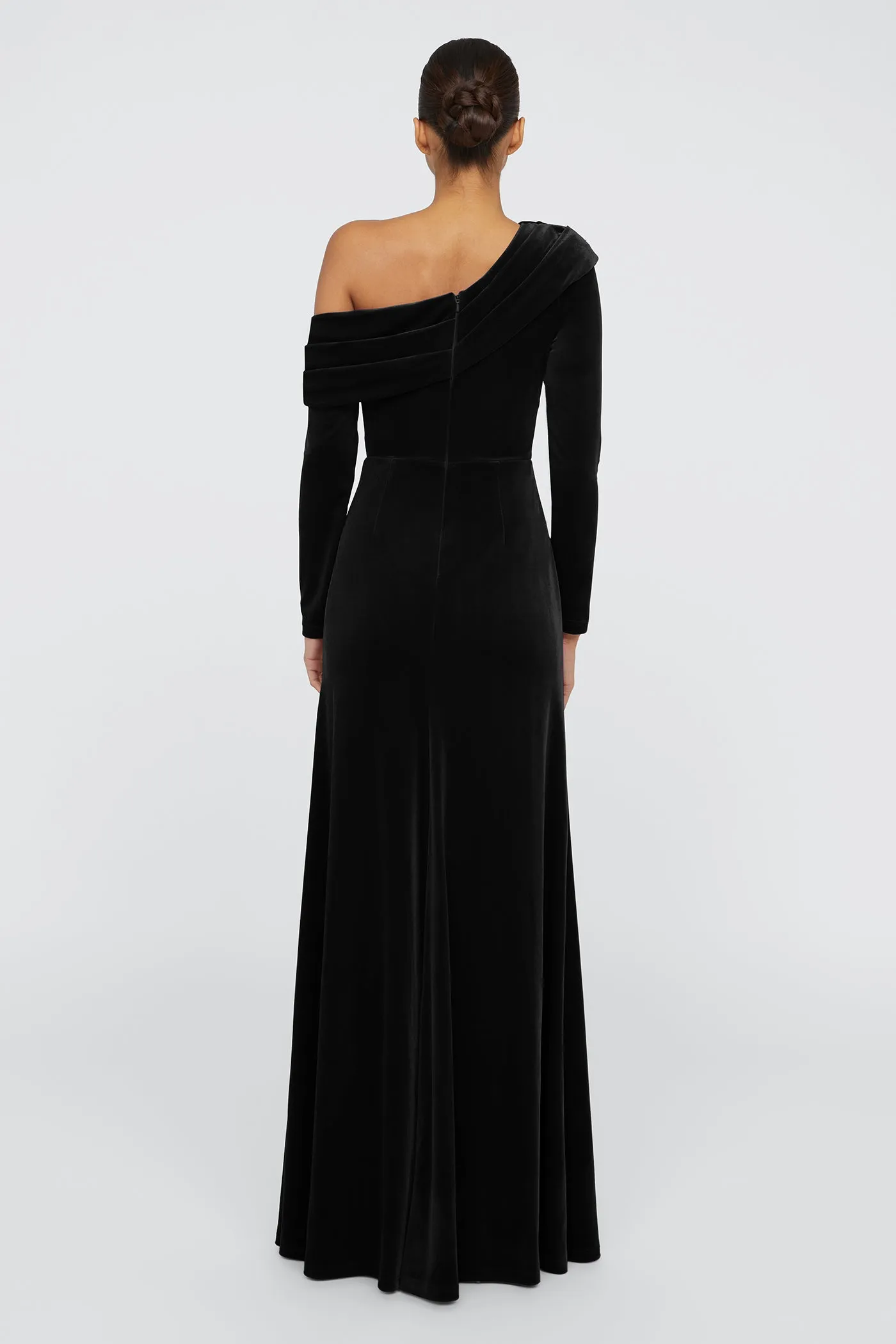 Katniss One Shoulder Gown sold by Theia product image thumbnail 2