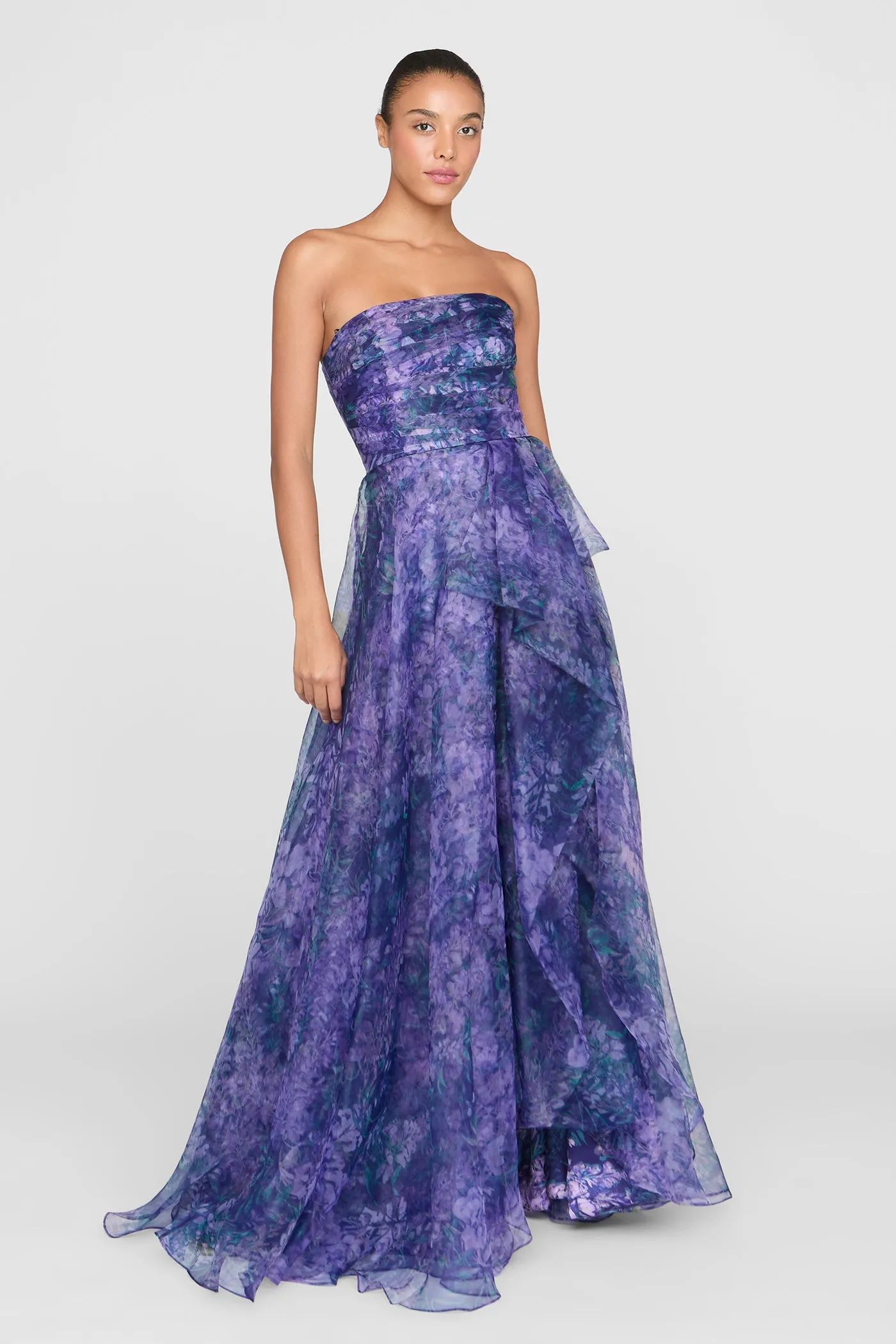 Fahreta Strapless Gown sold by Theia product image thumbnail 3