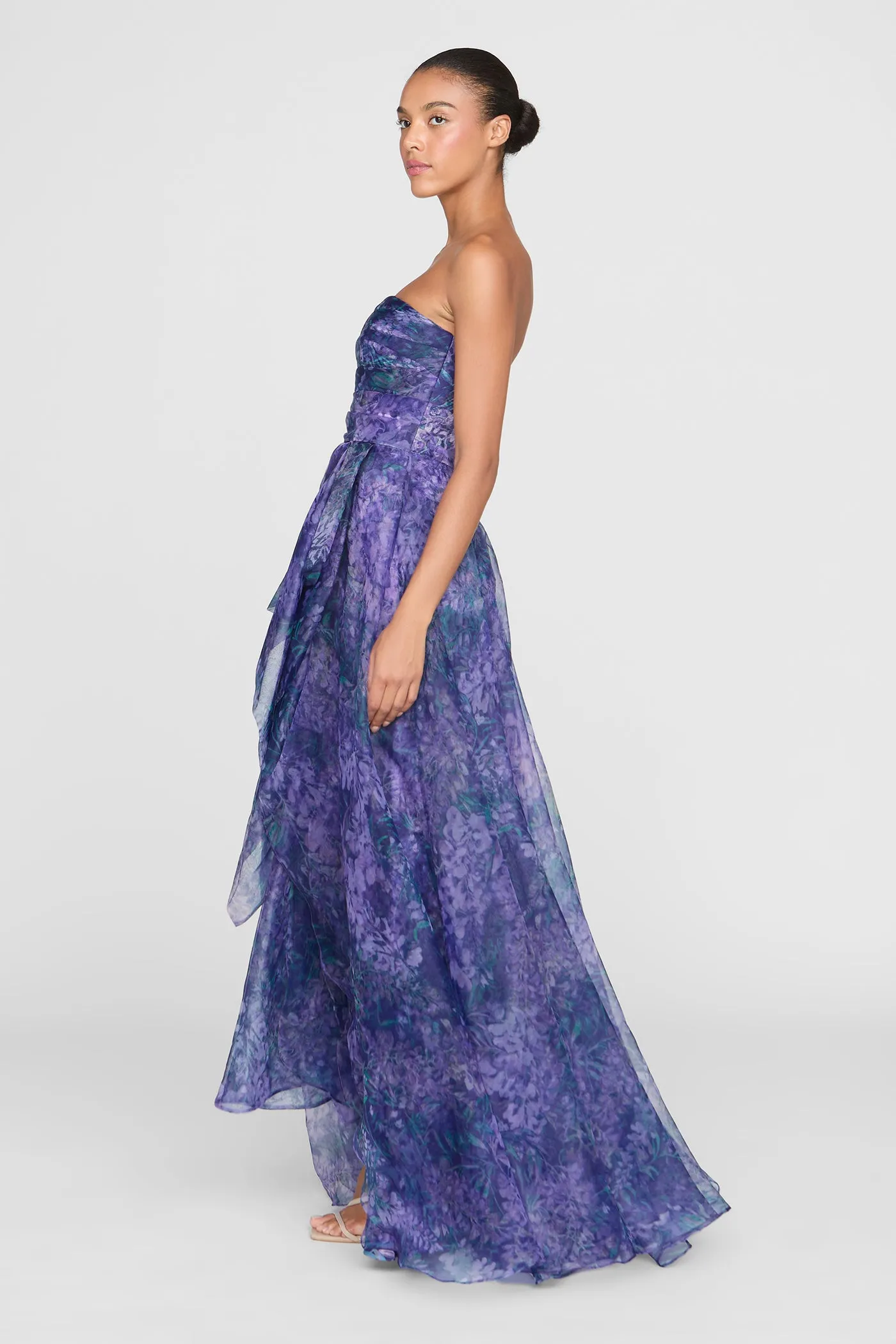 Fahreta Strapless Gown sold by Theia product image thumbnail 5