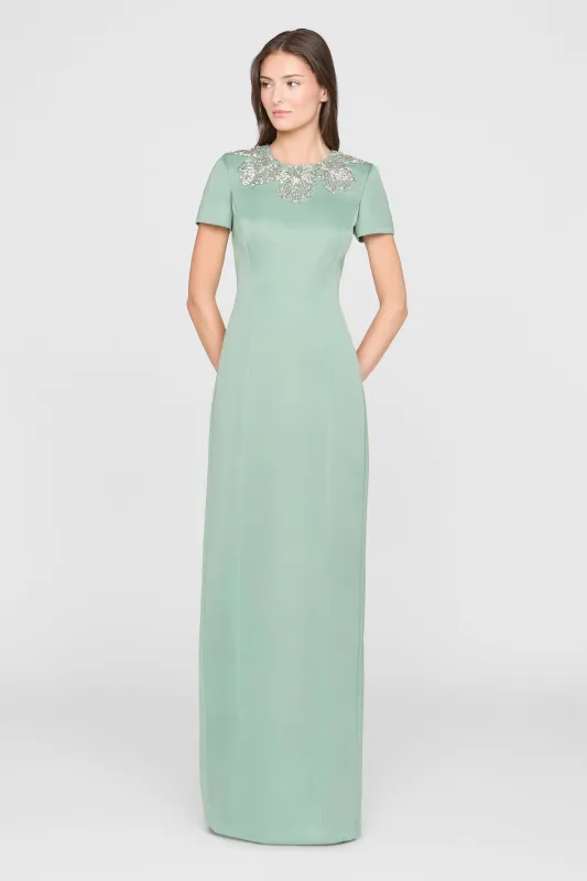 Sorelia Floral Beaded Gown made by Theia