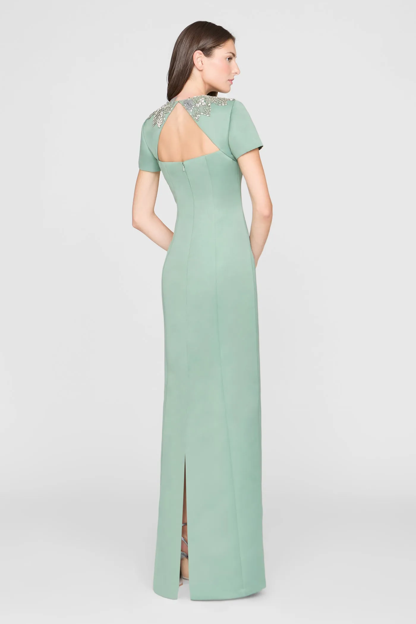 Sorelia Floral Beaded Gown sold by Theia product image thumbnail 3