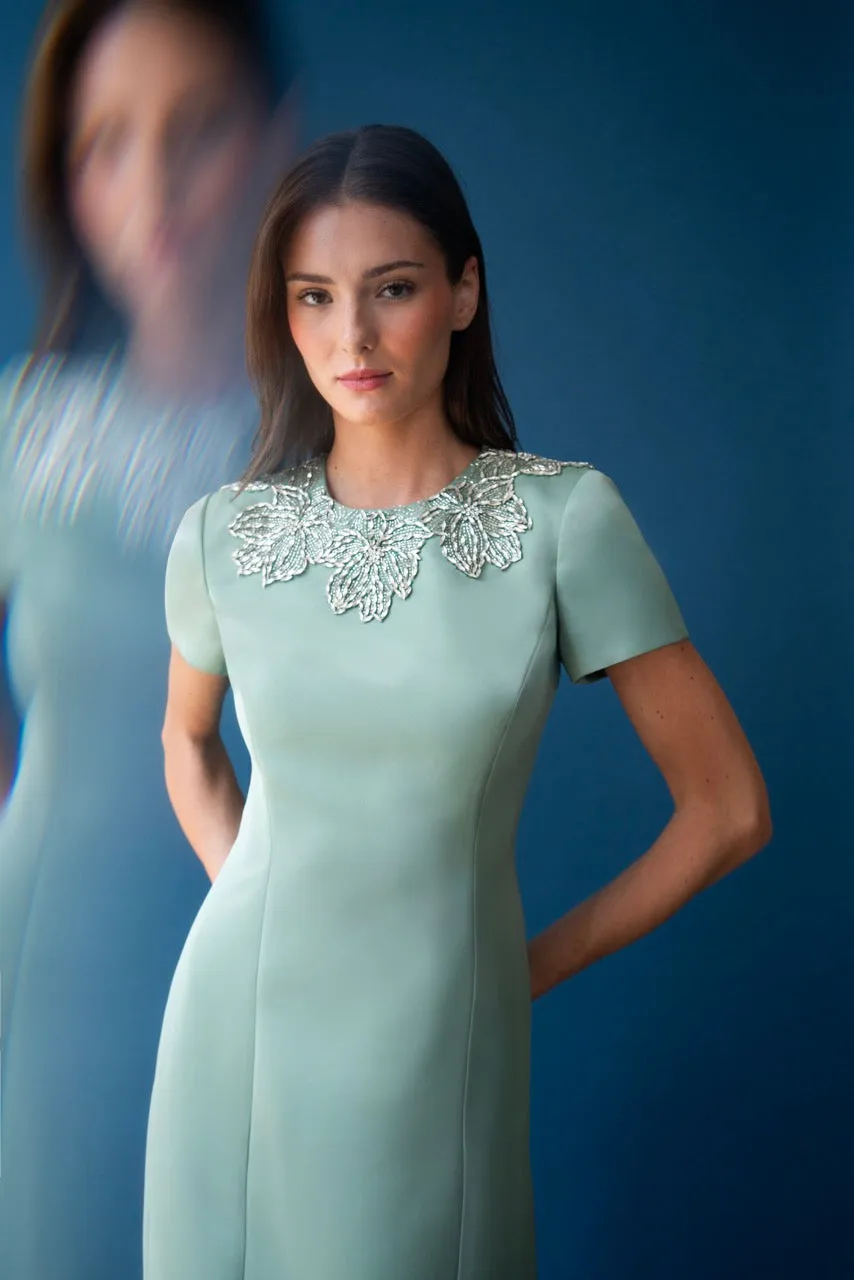 Sorelia Floral Beaded Gown sold by Theia product image thumbnail 2