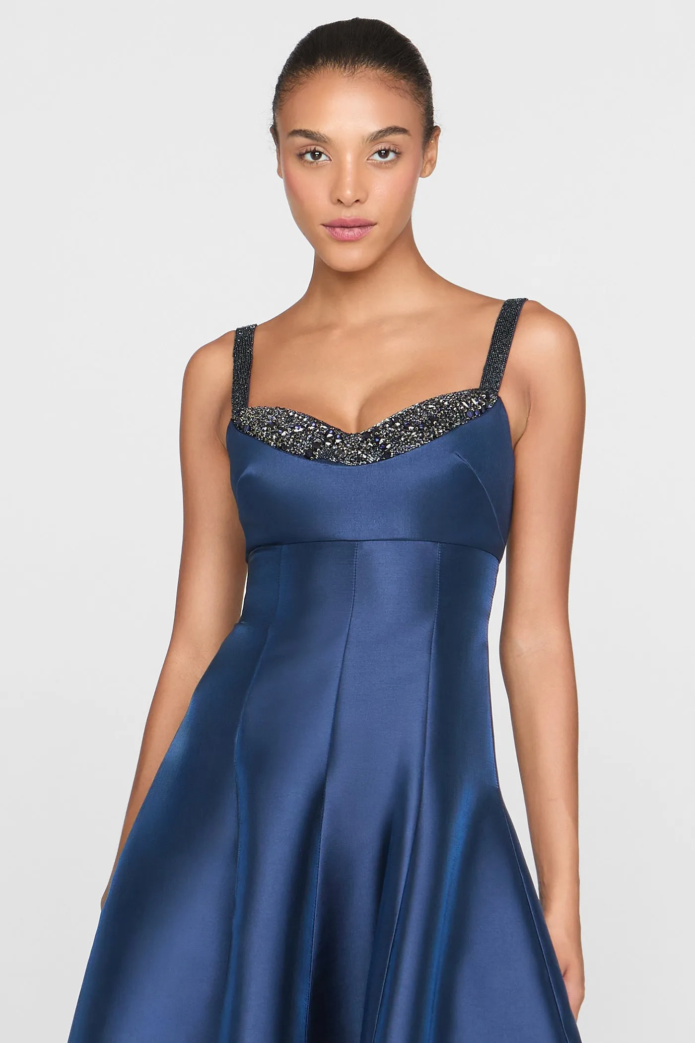 Alba Peek A Boo A Line Gown sold by Theia product image thumbnail 5