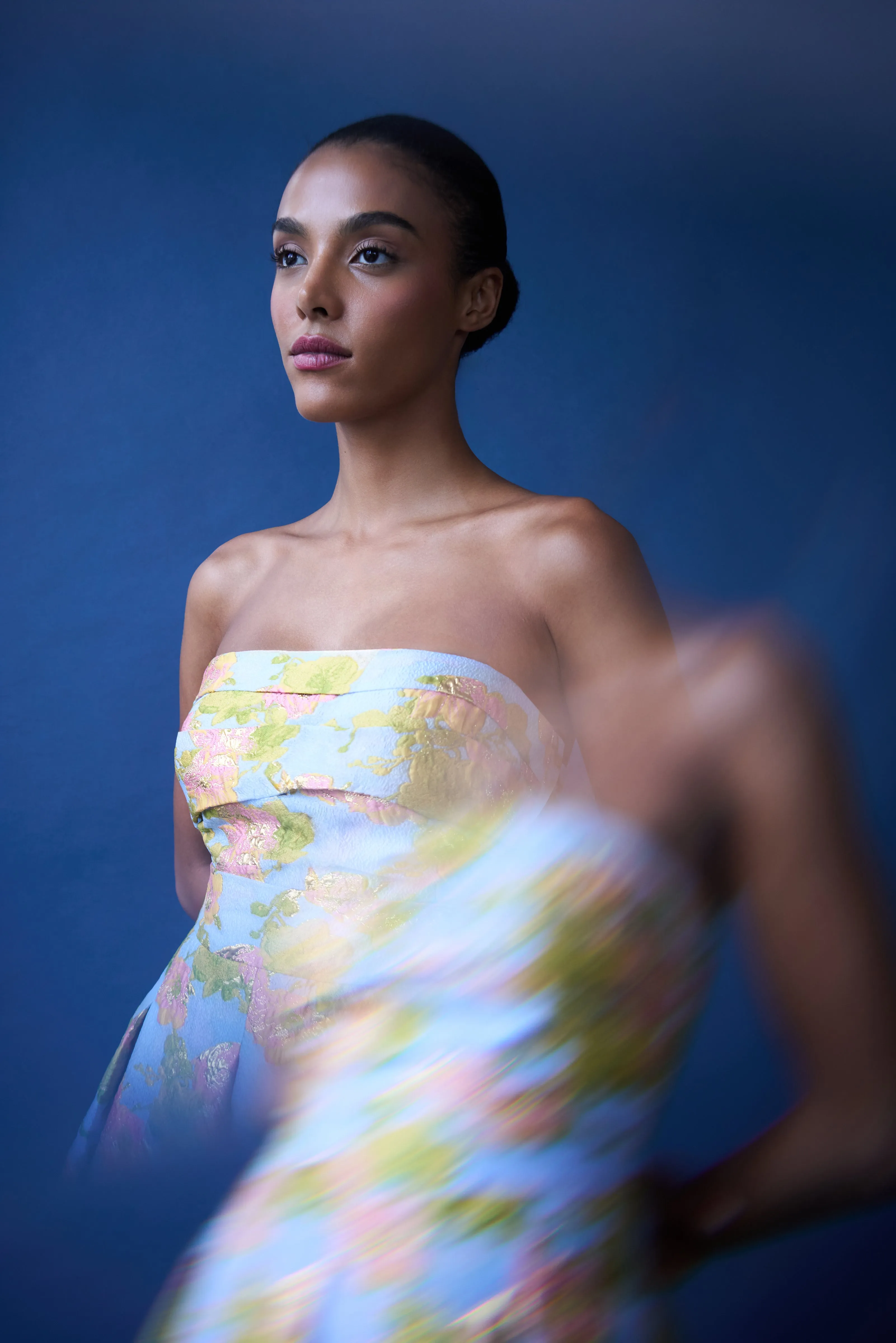 Leia Jacquard Dress sold by Theia product image thumbnail 2