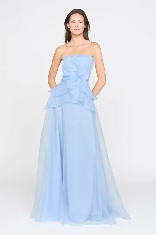 Gilda Draped Rose Gown made by Theia
