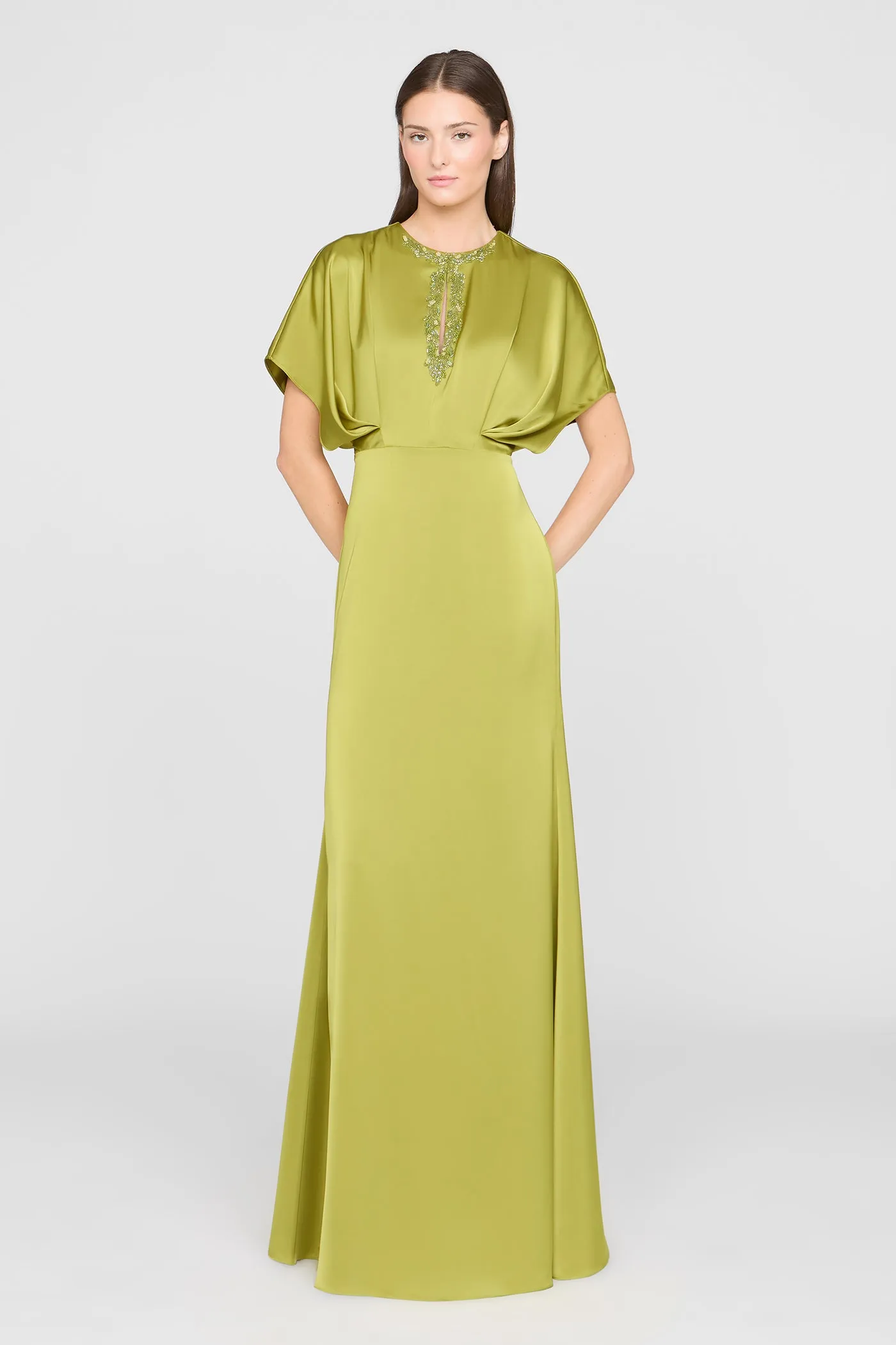 Fern Fit And Flare Gown sold by Theia product image thumbnail 5