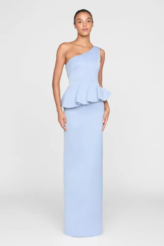 Zenobia Duchess Satin Gown sold by Theia