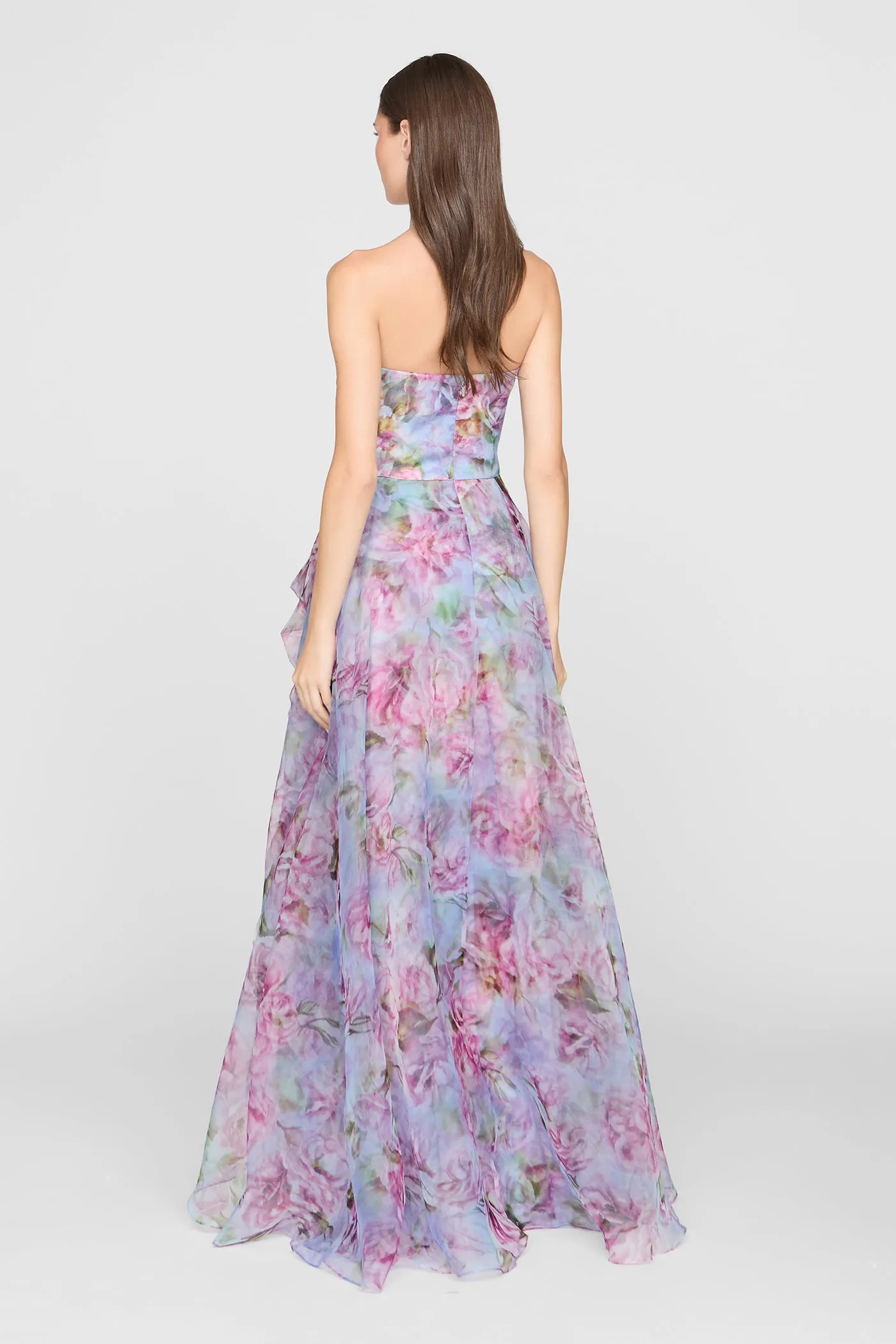 Fahreta Strapless Gown sold by Theia product image thumbnail 2