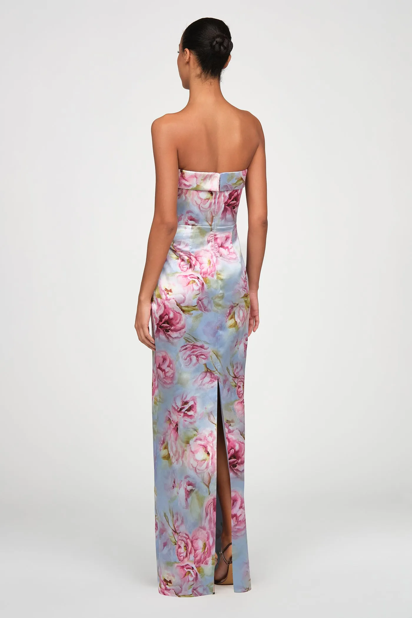 Cleo Strapless Column Gown sold by Theia product image thumbnail 2