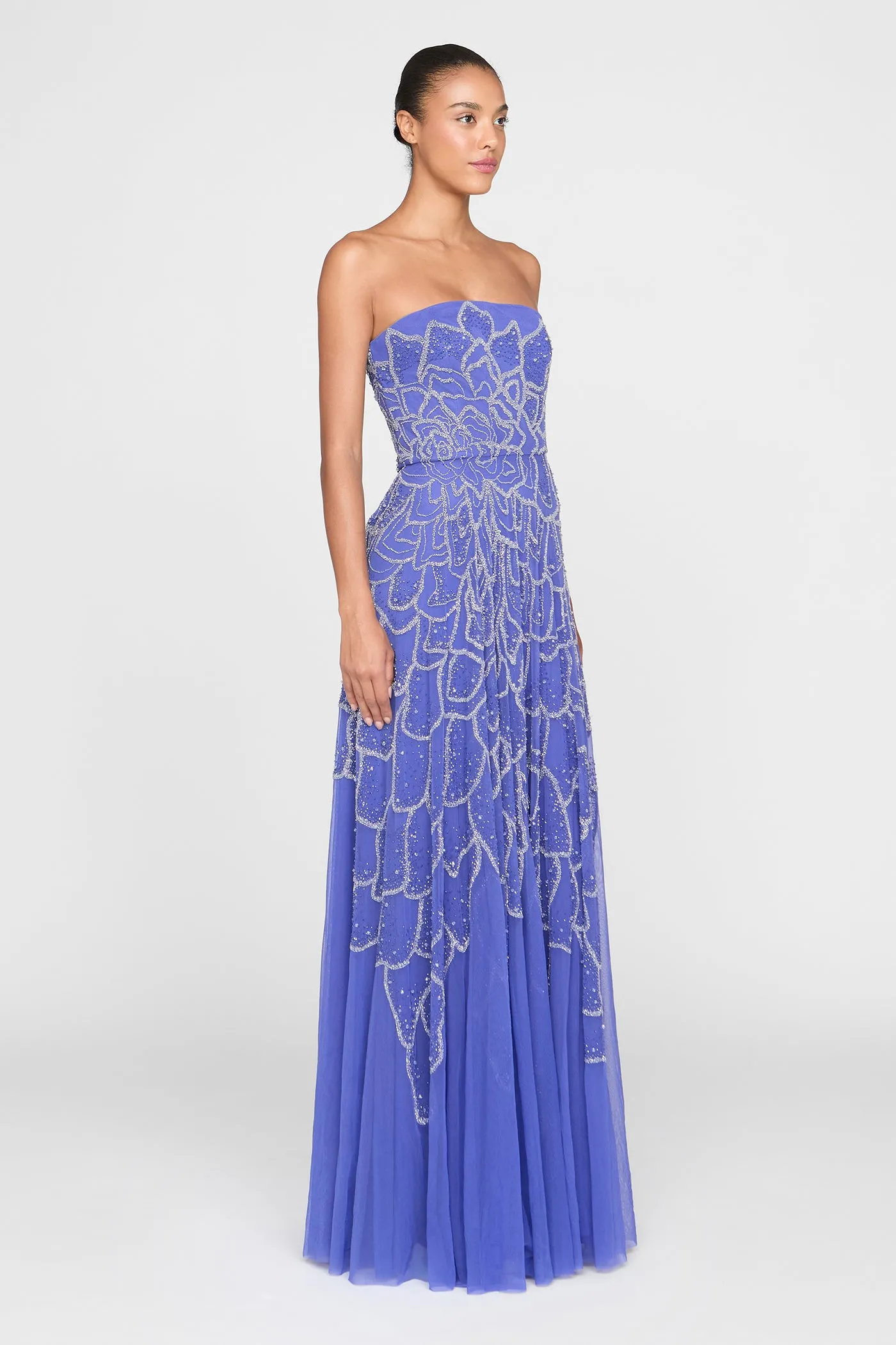Ramona Ombre Beaded Gown sold by Theia product image thumbnail 4