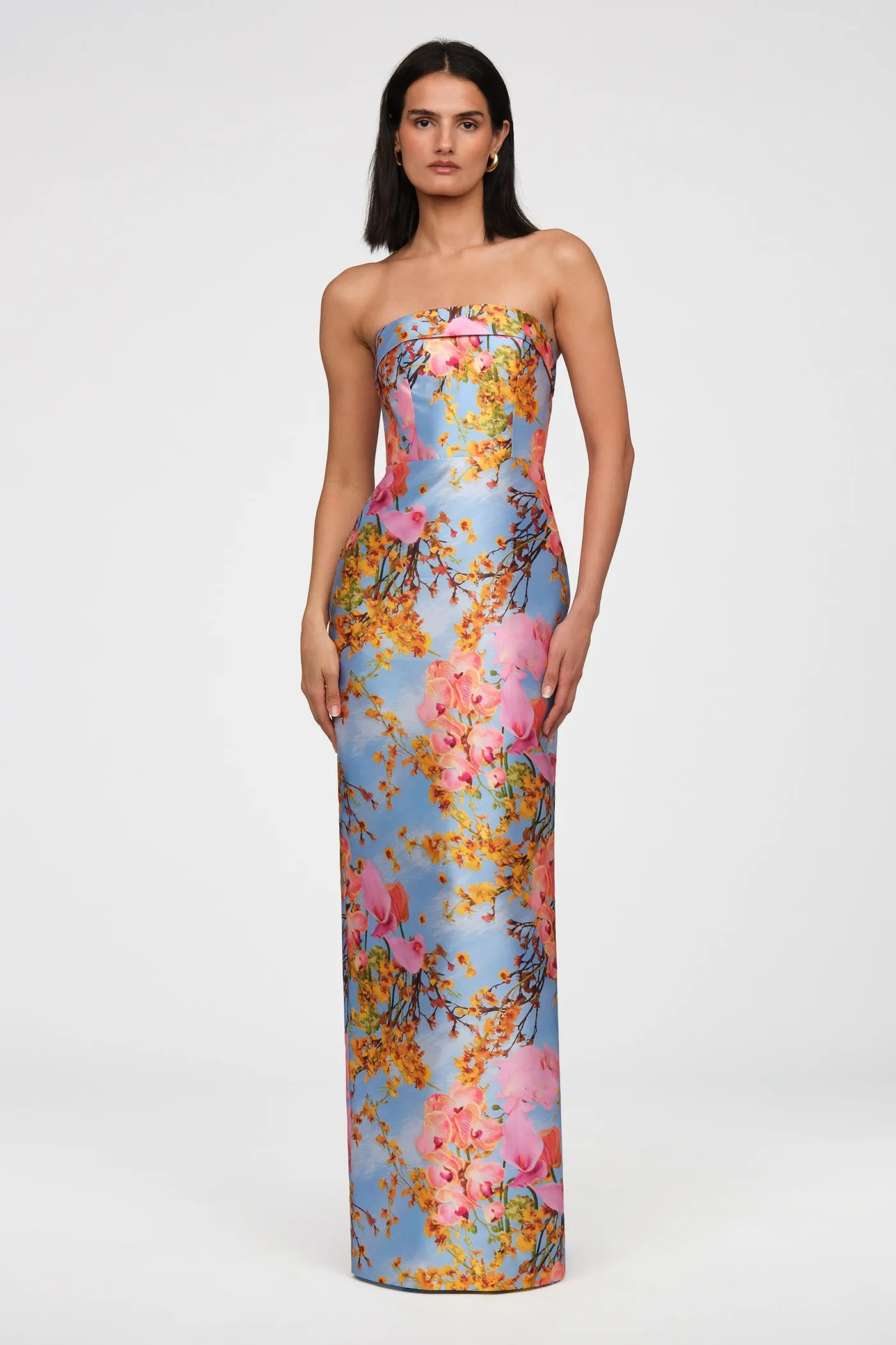 Cleo Strapless Column Gown sold by Theia