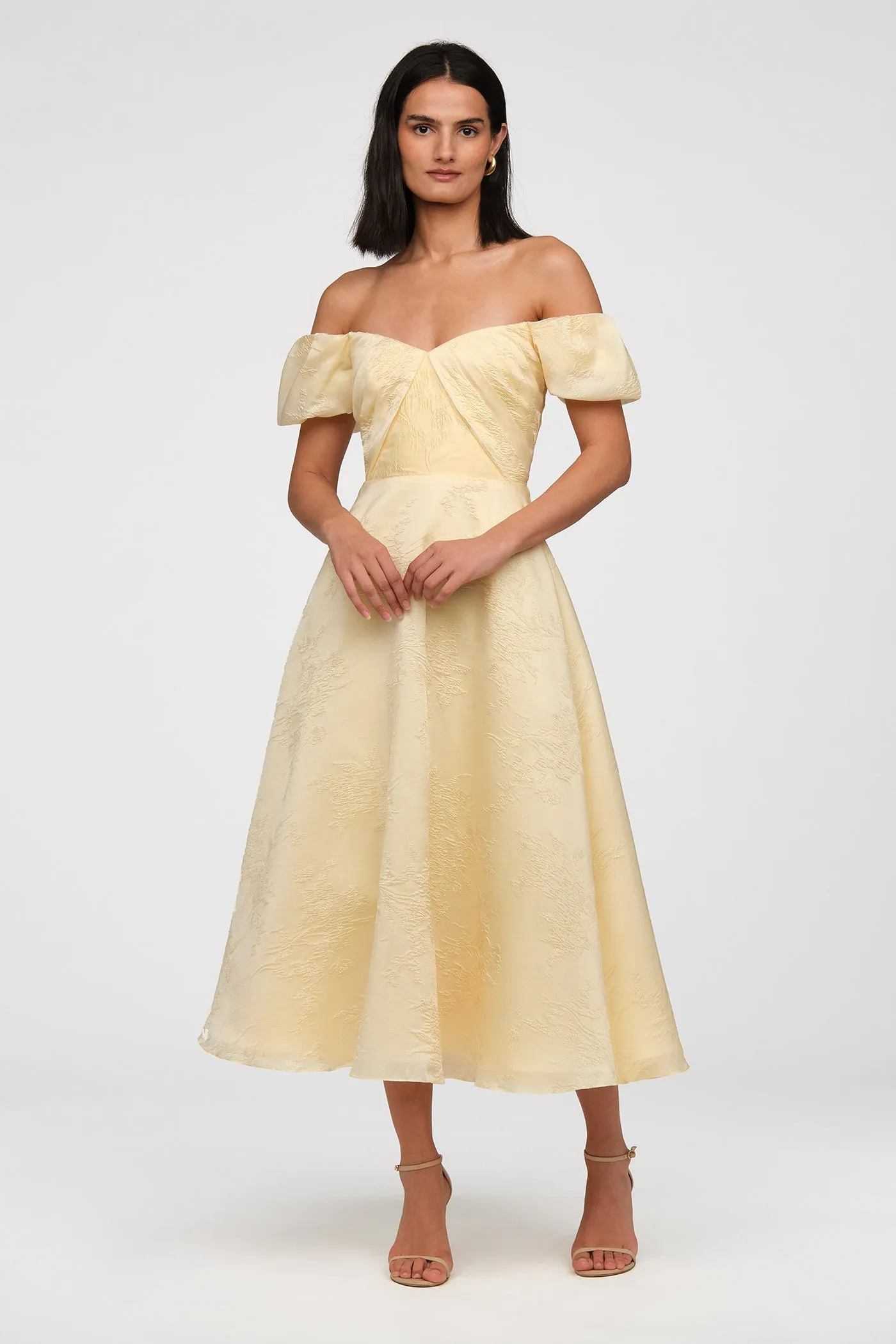 Mel Off Shoulder Dress sold by Theia