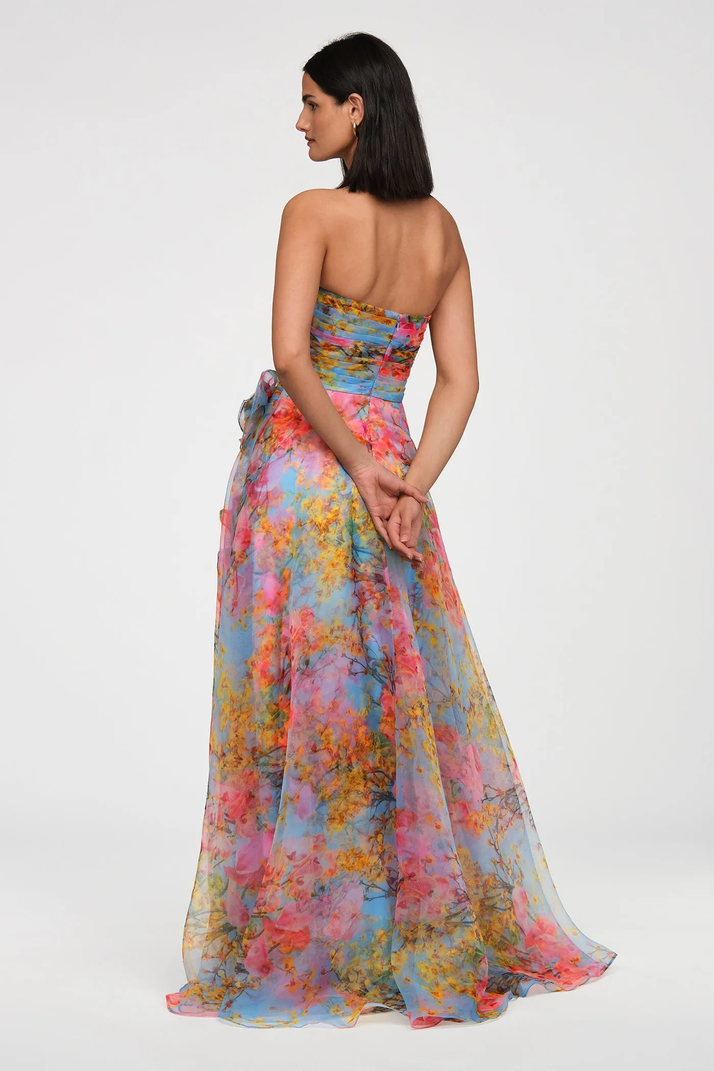 Eloise High Low Gown sold by Theia product image thumbnail 3