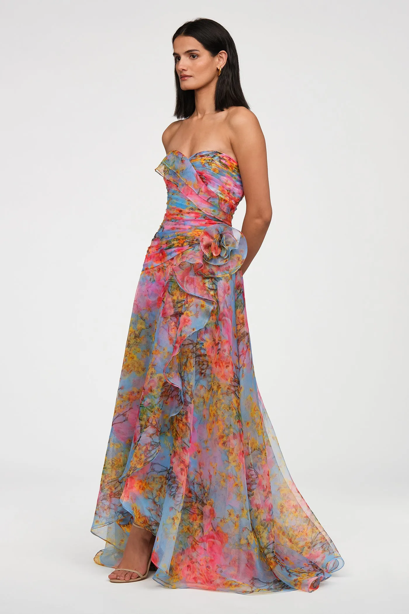 Eloise High Low Gown sold by Theia product image thumbnail 5