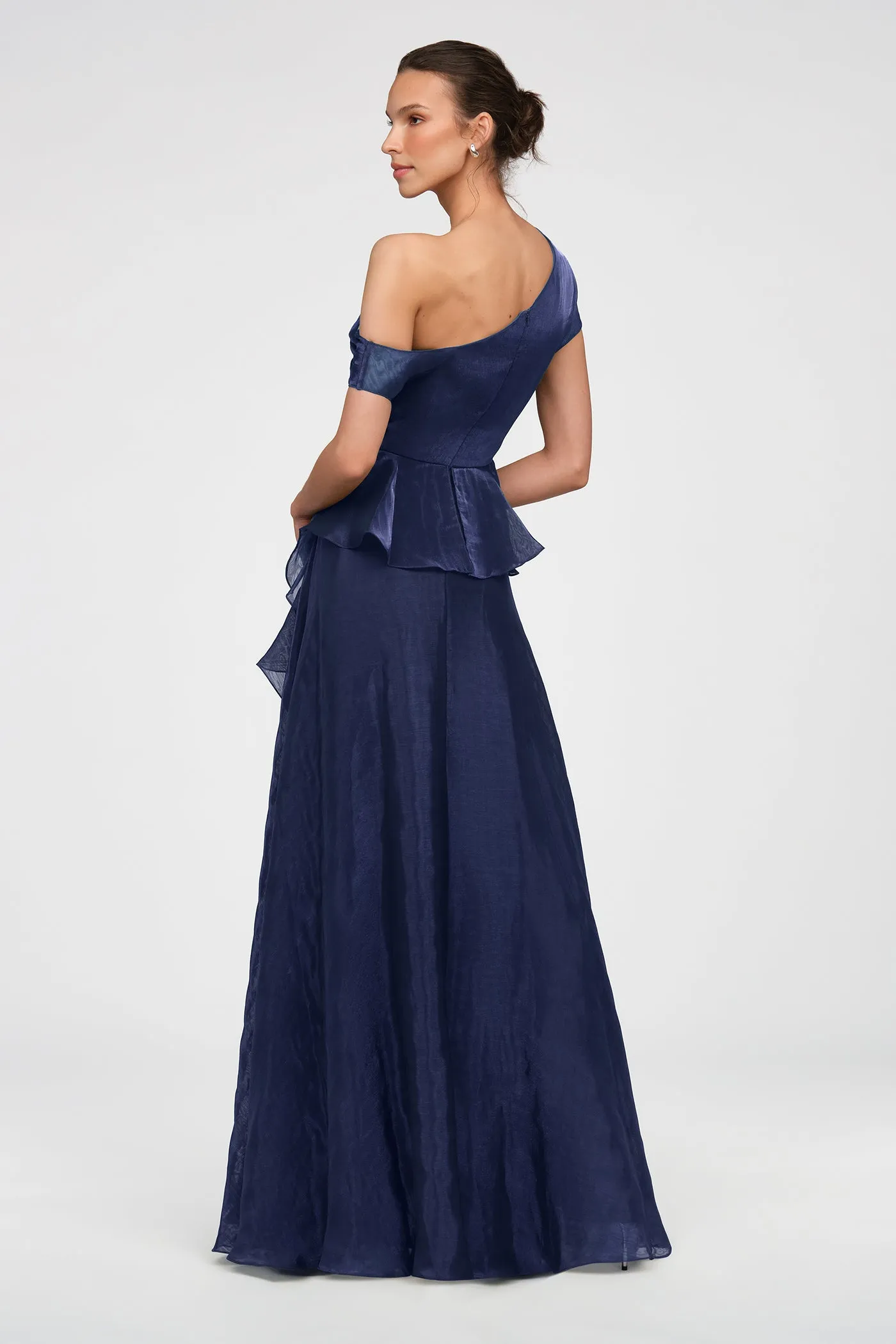 Avalina Organza Lame Gown sold by Theia product image thumbnail 2