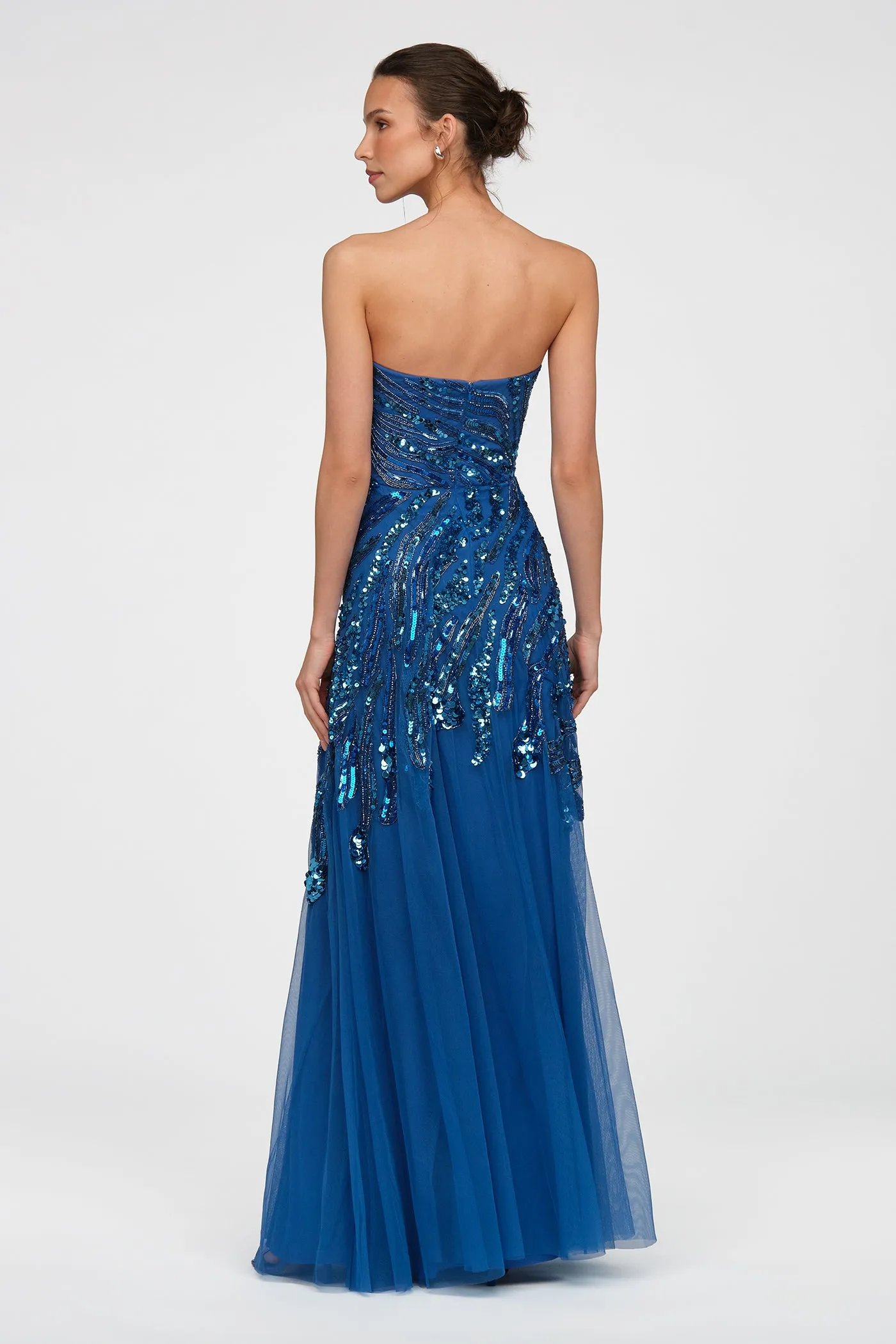 Ariella Hand Beaded Gown sold by Theia product image thumbnail 3