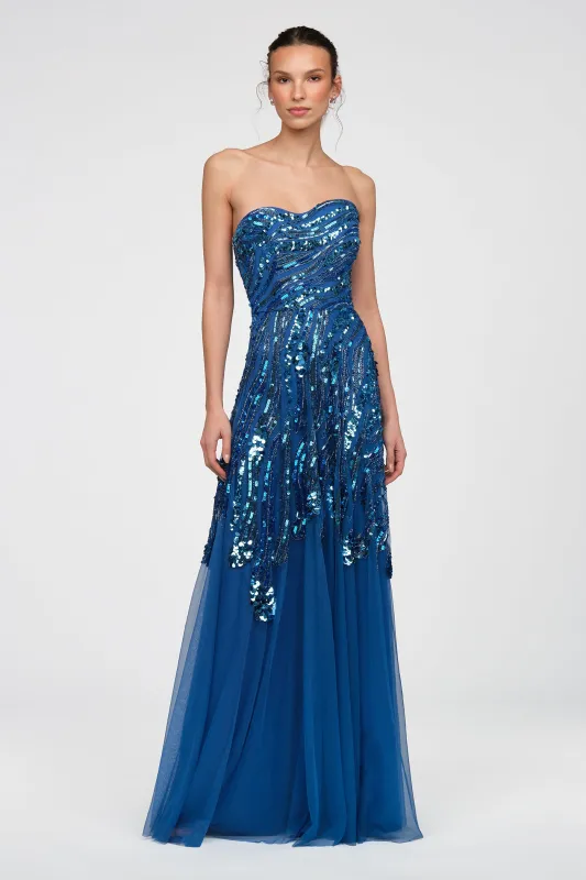 Ariella Hand Beaded Gown made by Theia