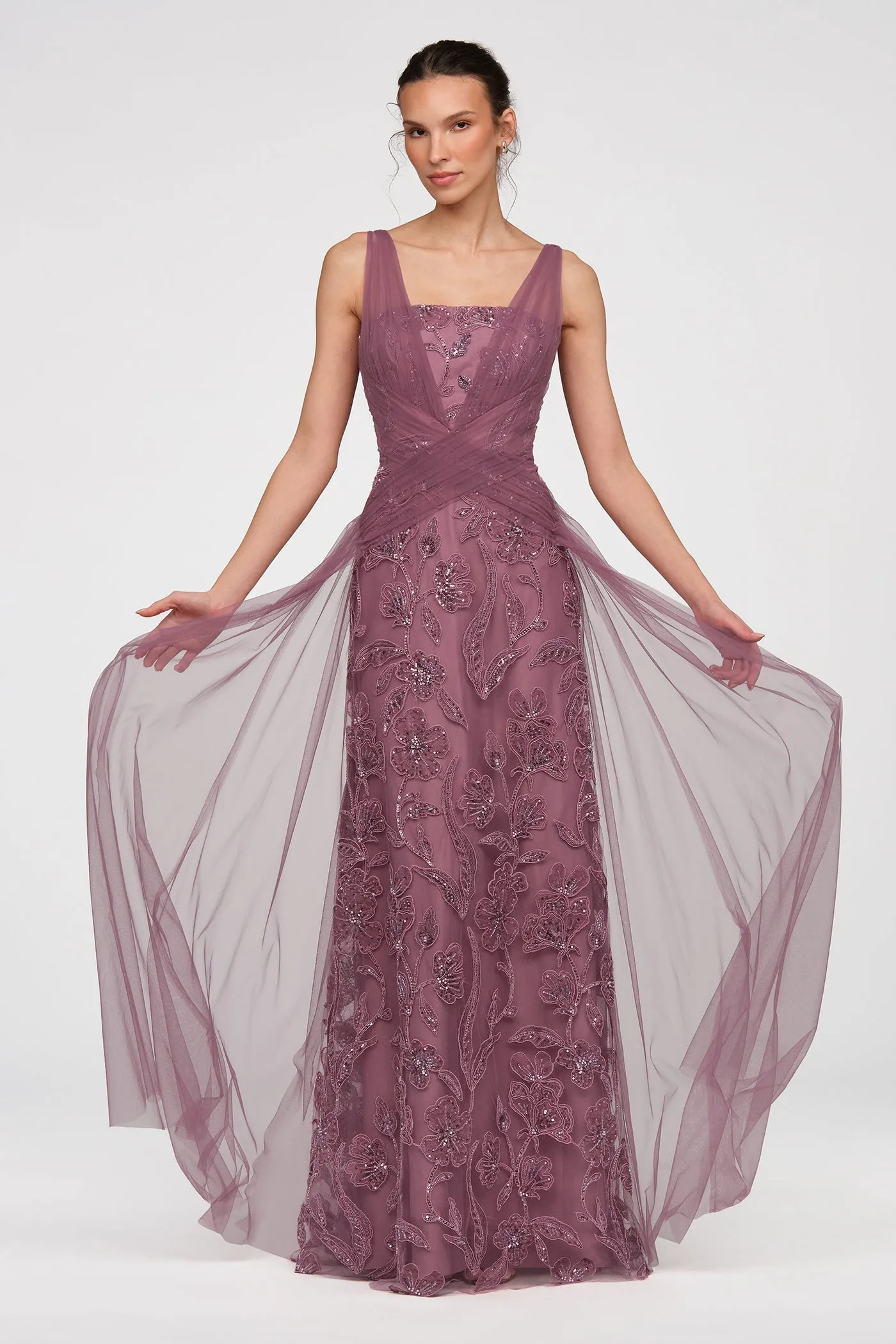 Mathilda Beaded Gown sold by Theia product image thumbnail 4