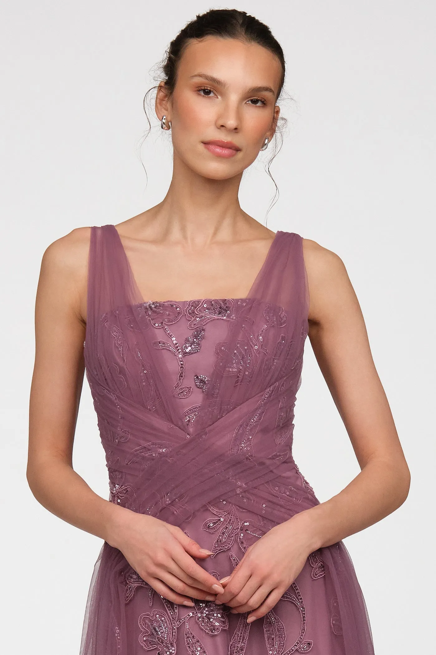 Mathilda Beaded Gown sold by Theia product image thumbnail 5