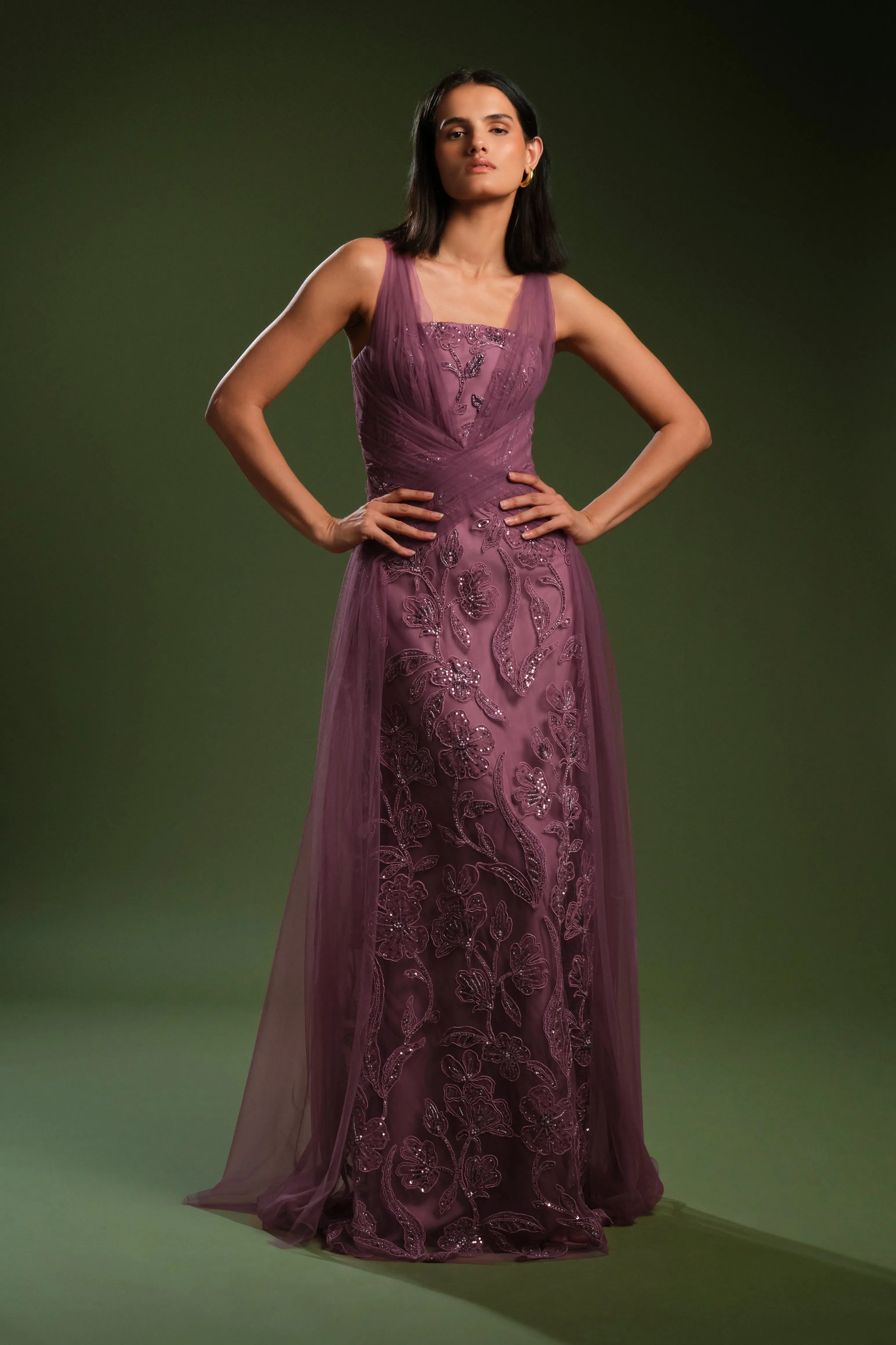 Mathilda Beaded Gown sold by Theia product image thumbnail 2