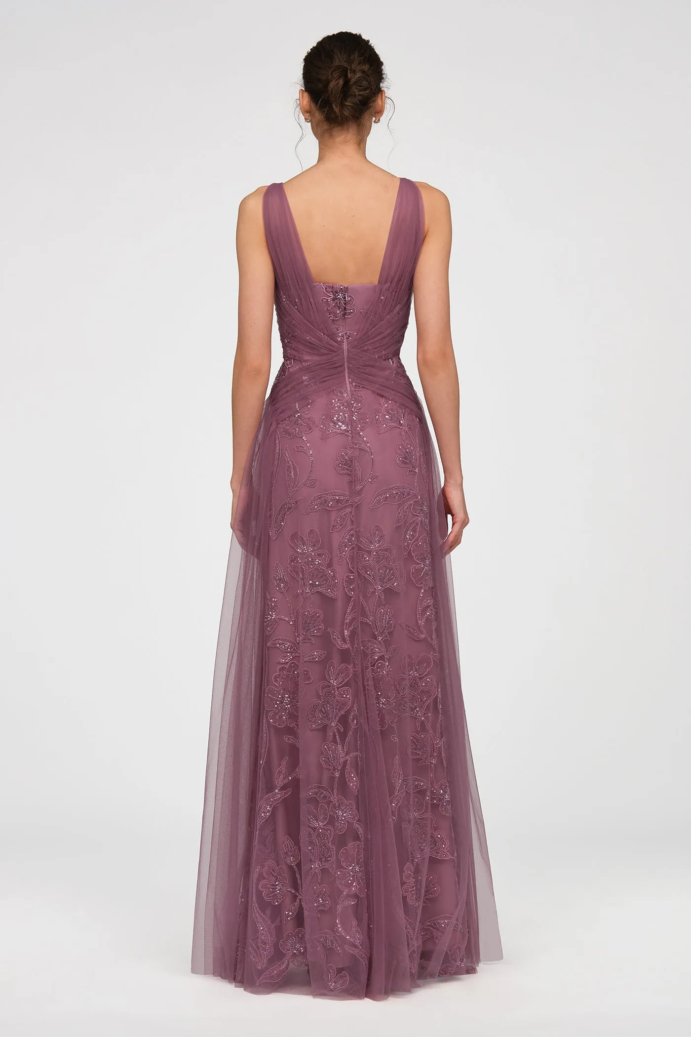 Mathilda Beaded Gown sold by Theia product image thumbnail 3