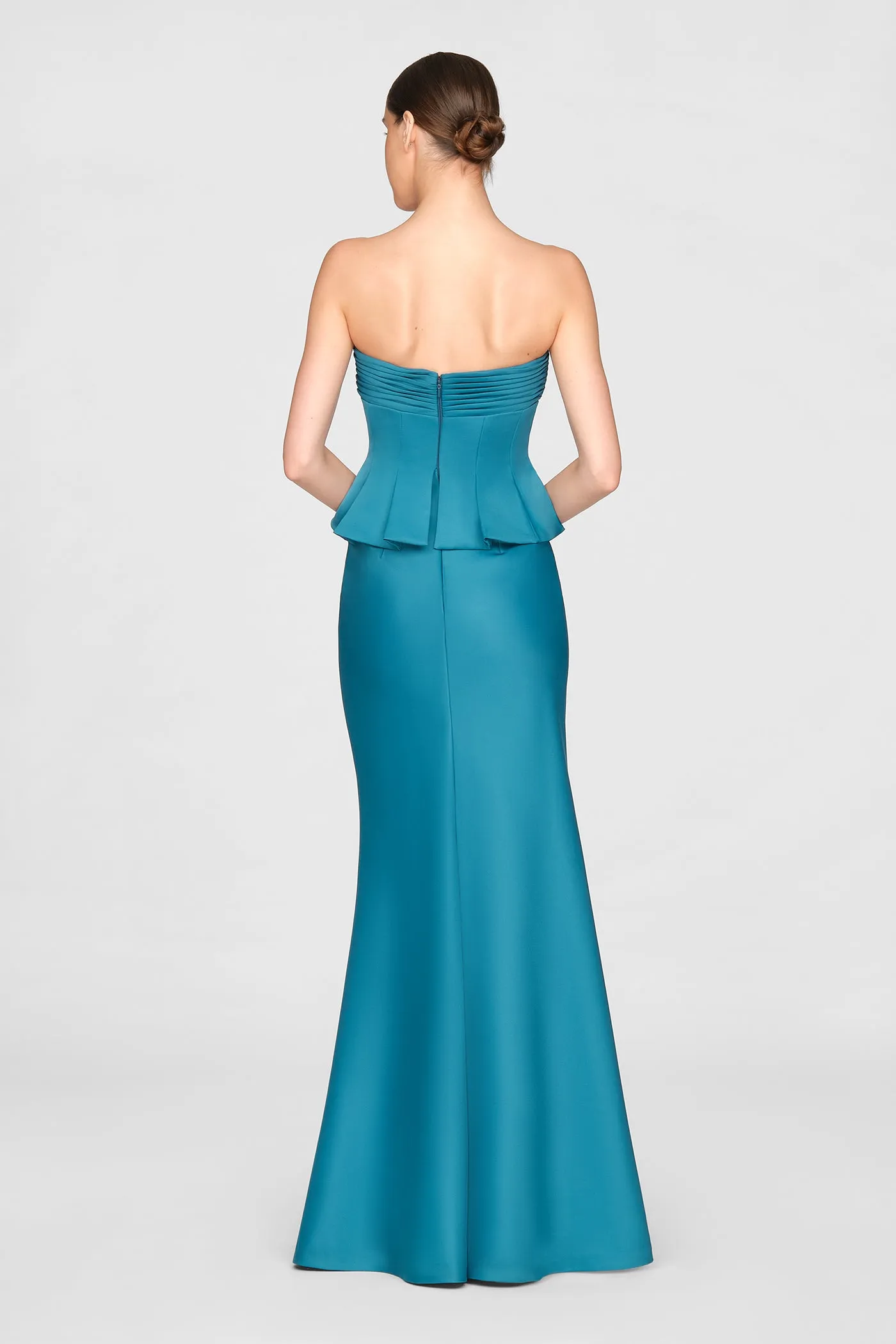 Sydney Strapless Gown sold by Theia product image thumbnail 3