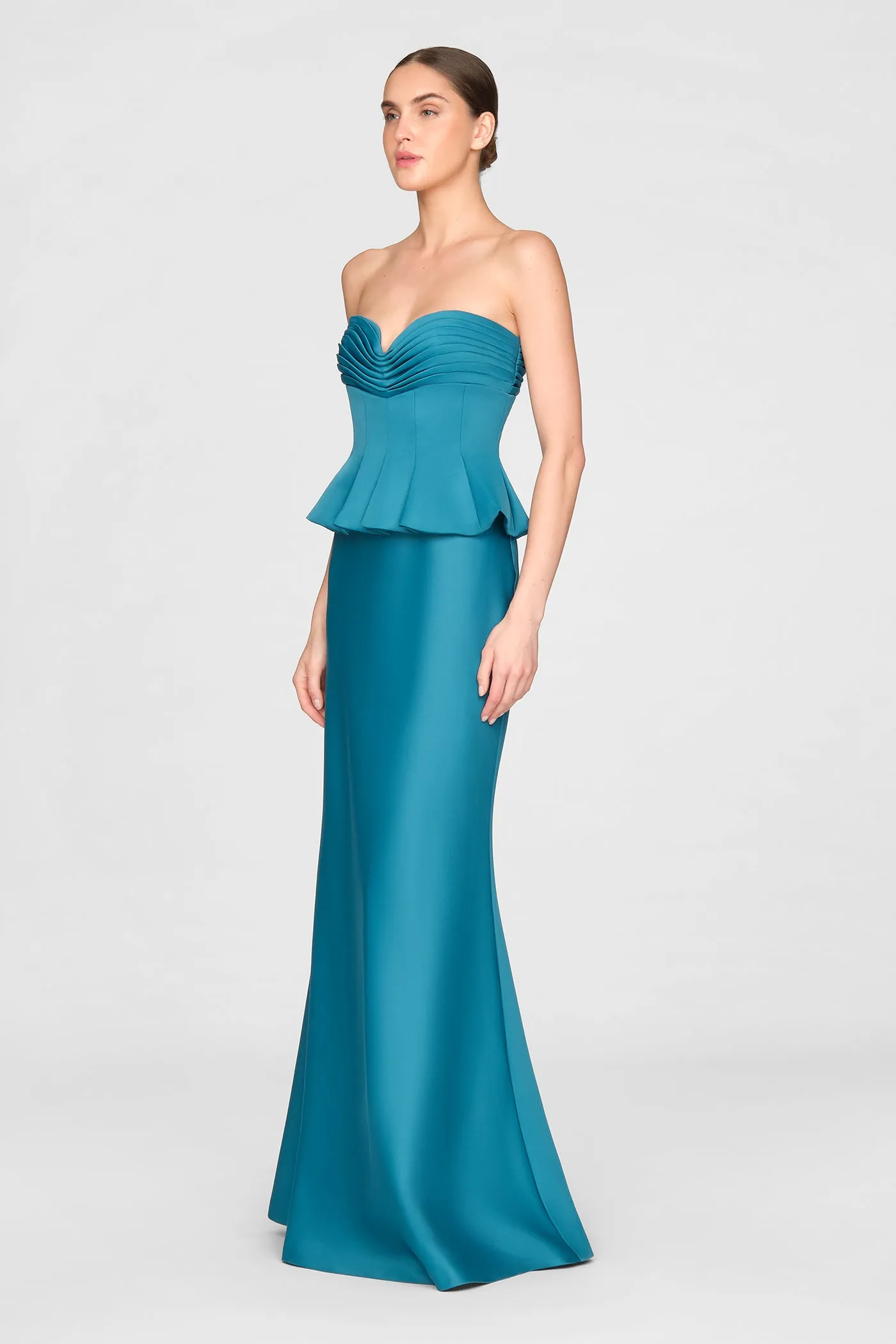 Sydney Strapless Gown sold by Theia product image thumbnail 4