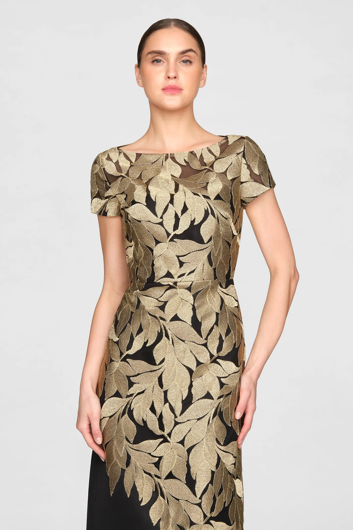 Melina Column Dress sold by Theia product image thumbnail 5