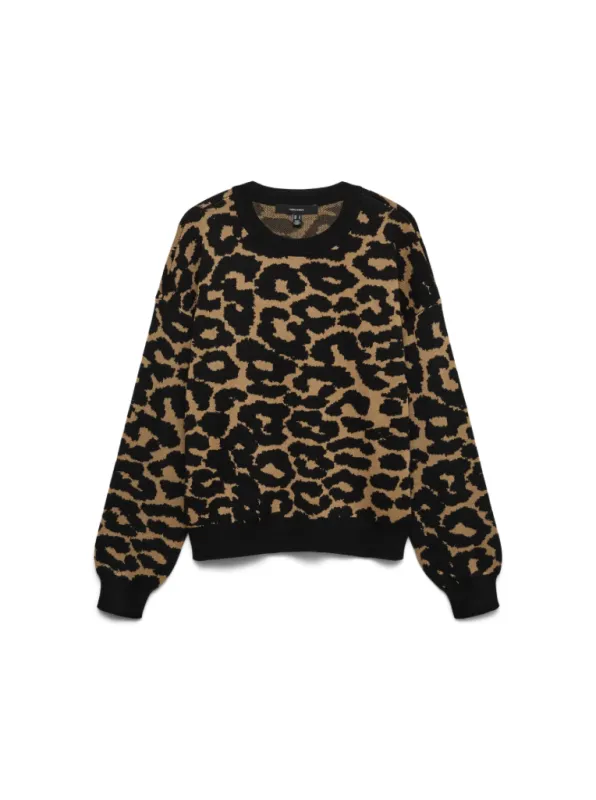 Leopard Pullover by Vero Moda sold by therapy