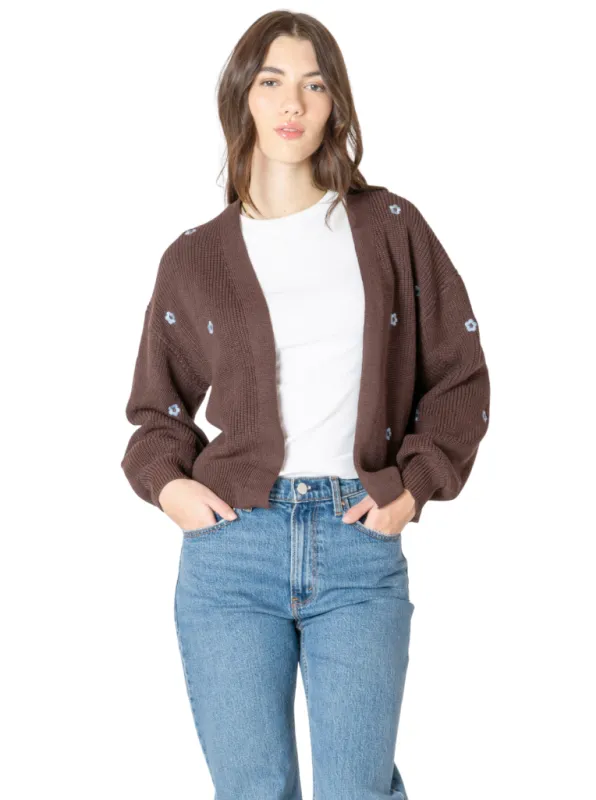 Dex Embroidered Open Cardigan sold by therapy