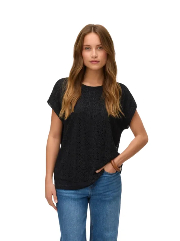 Maya Ava Lace Top by Vero Moda sold by therapy