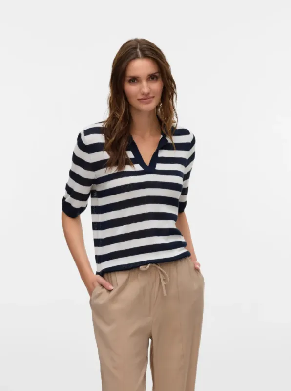 Newlex Striped Polo Pullover sold by therapy