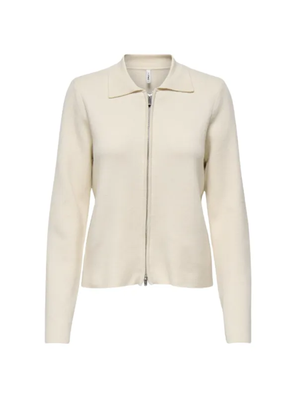 Polo Zip Cardigan by Only sold by therapy