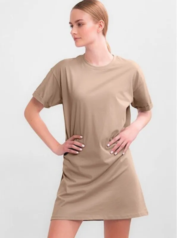 Ria Cotton T-Shirt Dress by Pieces sold by therapy
