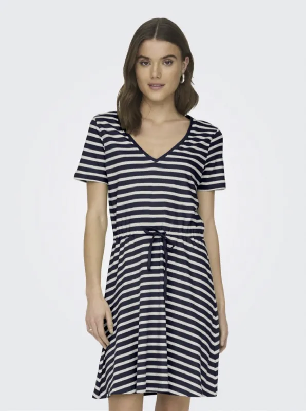 May V-Neck Short Dress by Only sold by therapy