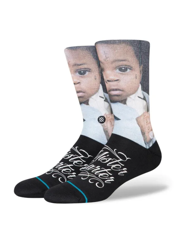 Lil Wayne - Mister Carter Crew Socks by Stance sold by therapy