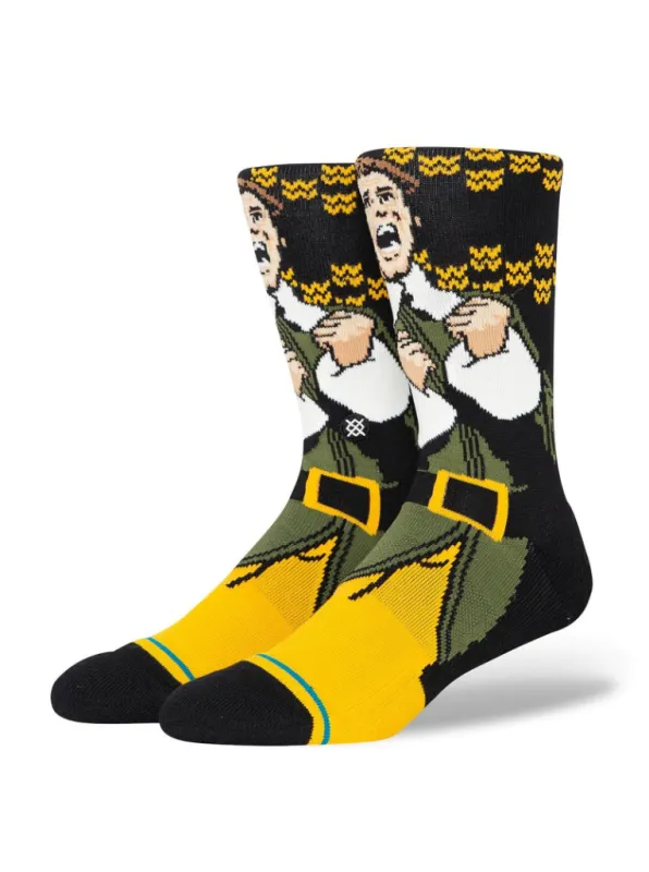 Elf - Smilings My Favourite Crew Socks by Stance made by therapy