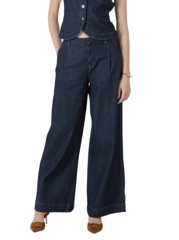 The Avery Denim Trousers by Black Tape sold by therapy