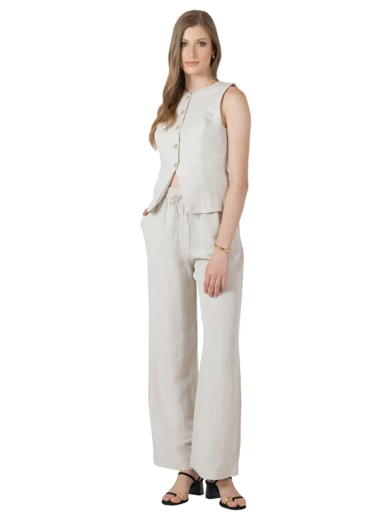 The Ashlyn Linen Blend Pants by Dex sold by therapy product image thumbnail 3