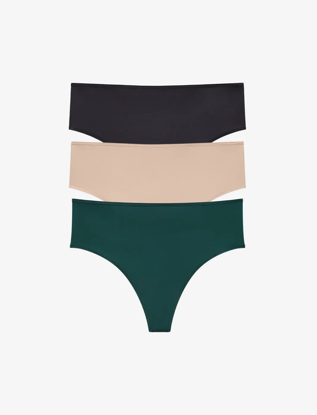 24/7® Classic High Waist Thong 3 Pack sold by ThirdLove
